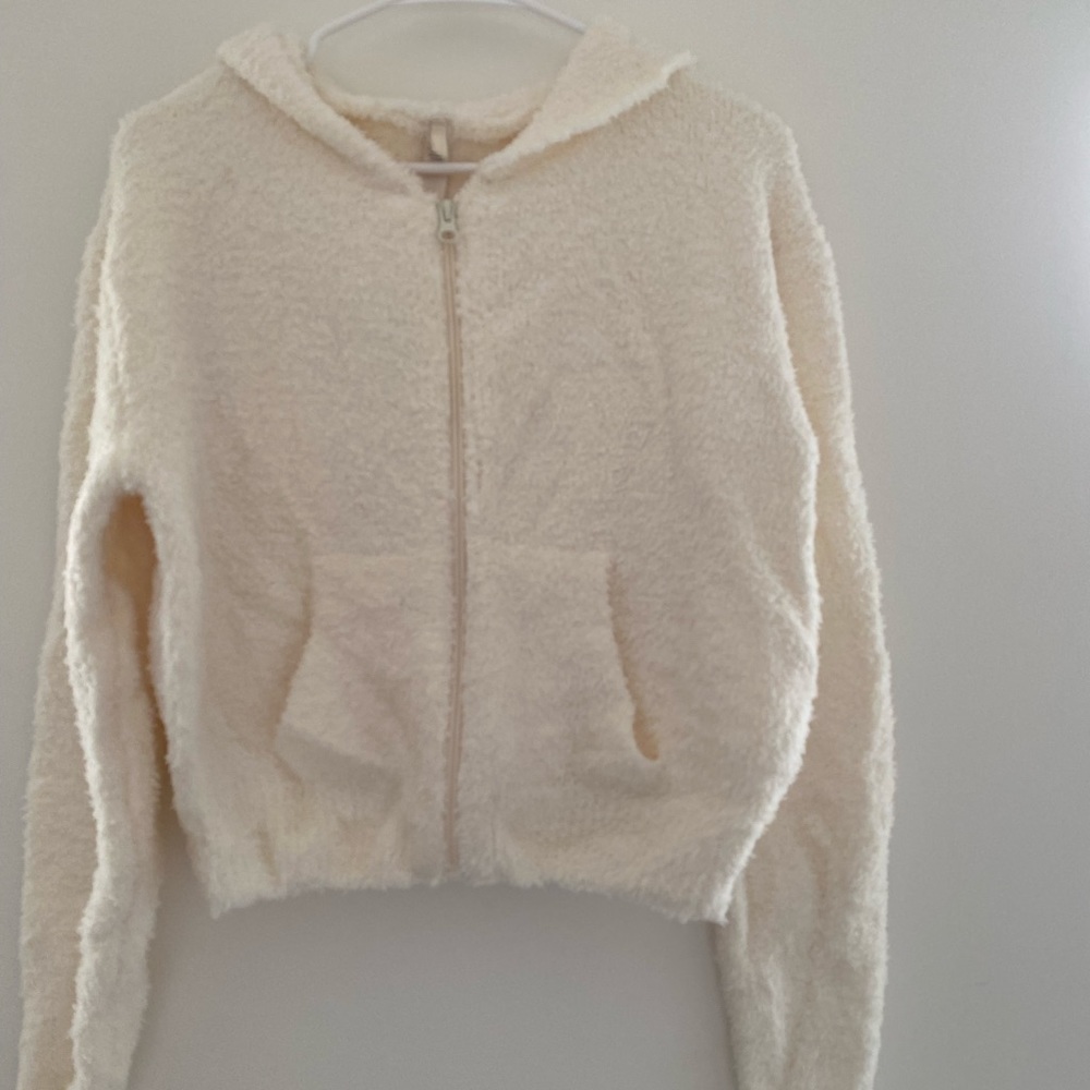 Skims Women’s Crop Zip Sweater